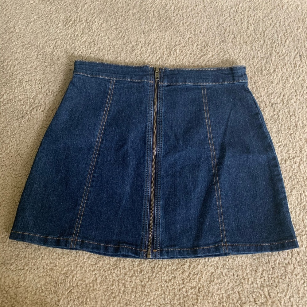 jean skirt